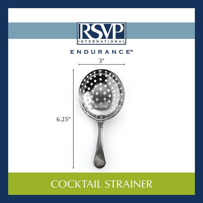 Retro Stainless Steel Cocktail Strainer, , alternate image number 2