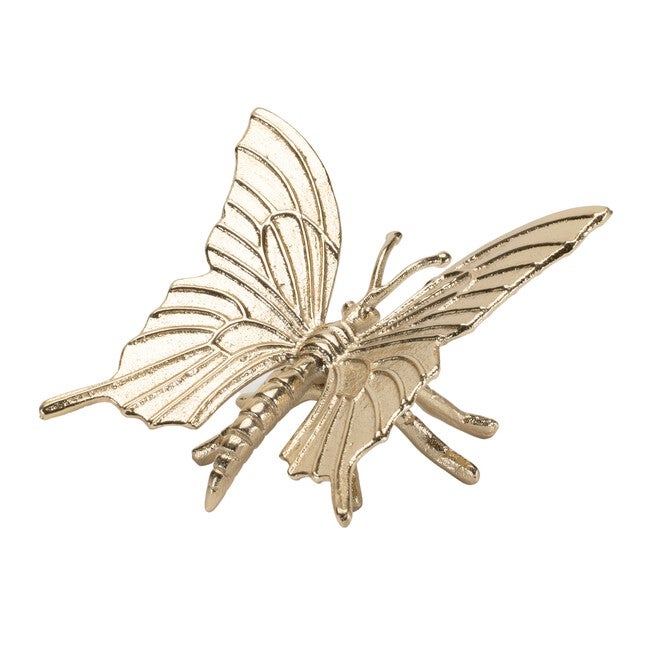 Modern Metal Butterfly Decor (Set of 2), GOLD, alternate image number null