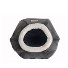 Gray Velvet Cat Bed, , alternate image number null