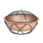 Barzelonia Round Copper Look Fire Pit, COPPER, hi-res image number null