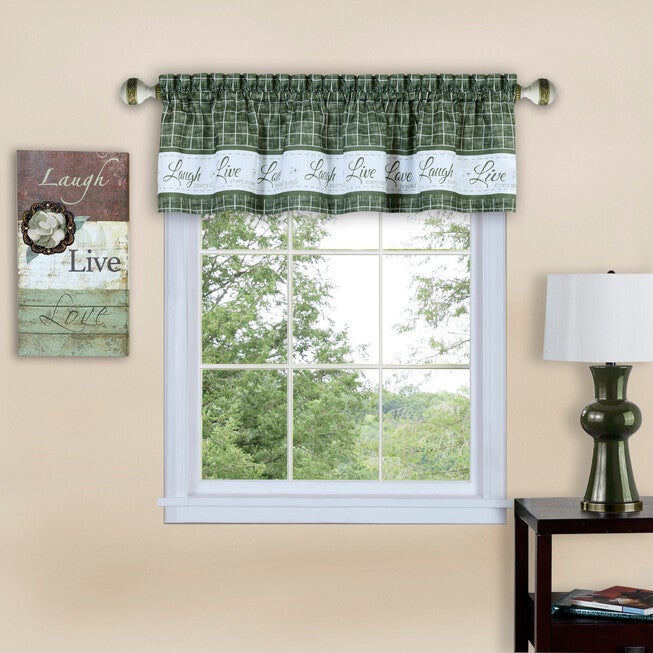 Live, Love, Laugh Window Curtain Valance - 58x14, , alternate image number 5