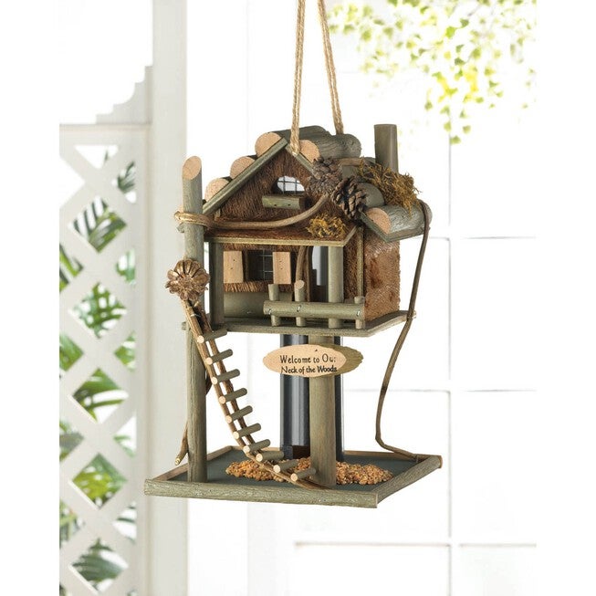 Tree House Bird Feeder, , alternate image number null