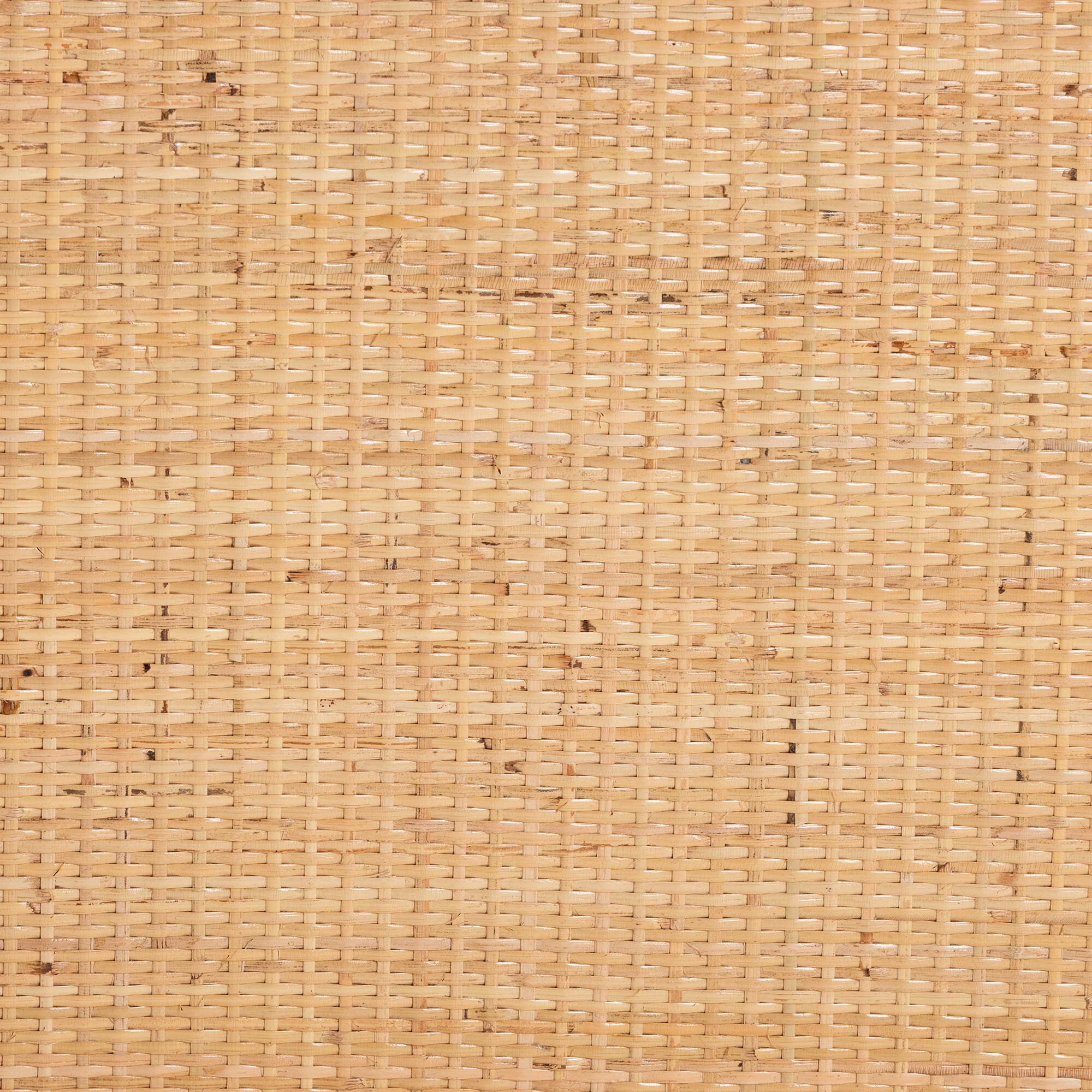 Lombok Modern Bohemian Natural Rattan End Table, NATURAL, alternate image number 6