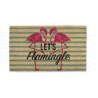 Lets Flamingle Doormat Floor Coverings, PINK, hi-res image number null