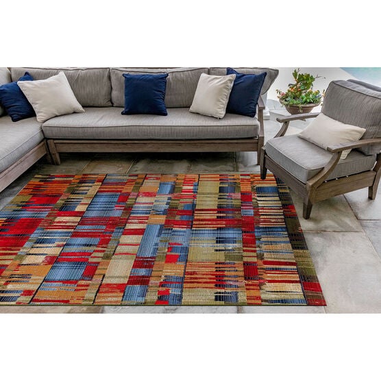 Liora Manne Marina Paintbox Indoor/Outdoor Rug, , alternate image number null