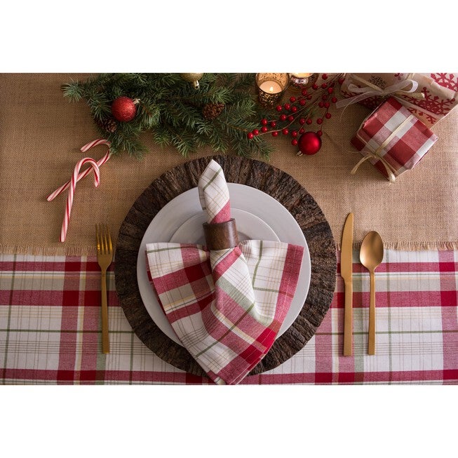 Orchard Plaid Napkin, Set of 6, , alternate image number null