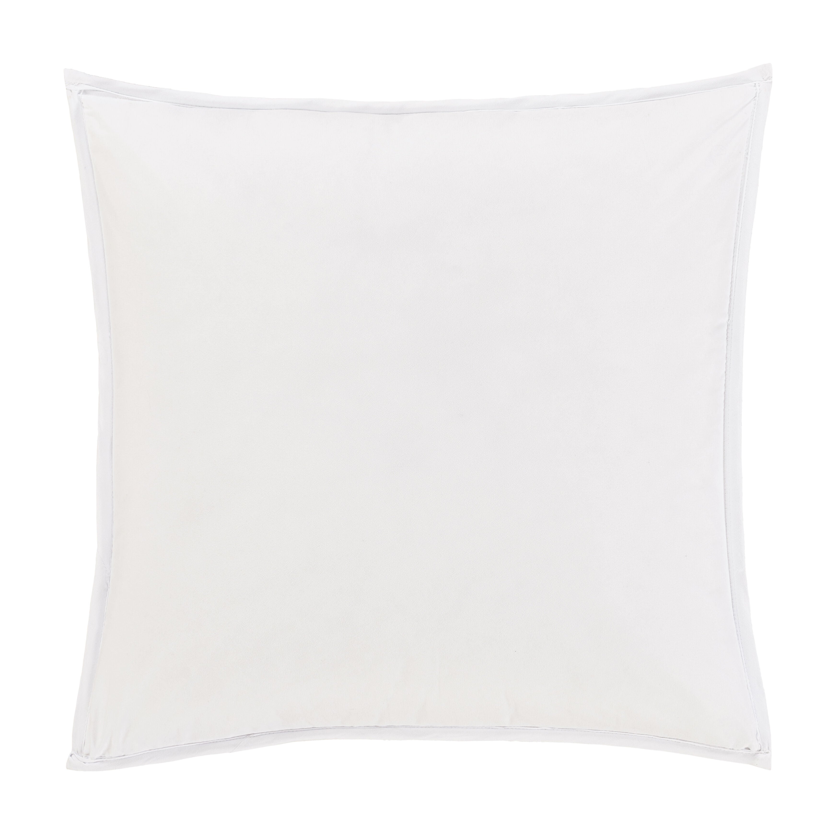 HATTERAS QUILT 20 inches SQUARE QUILTED DECORATIVE THROW PILLOW, NATURAL, on-hover image number 1