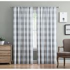 Everyday Buffalo Plaid Drapes, GRAY, hi-res image number null