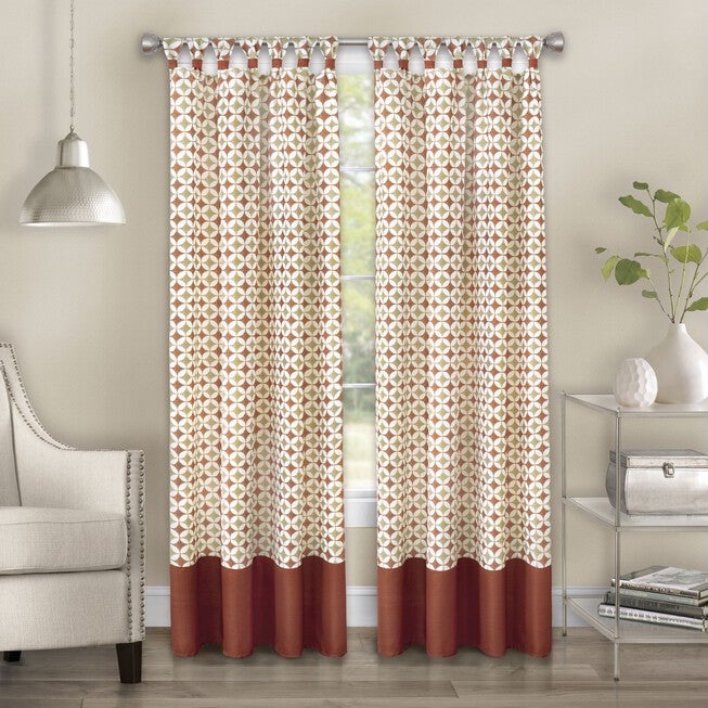Callie Cuff Tab Top Window Curtain Panel - 52x63, , alternate image number 7