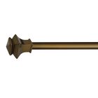 28"-48" Rod set with Square Finial, GOLD, hi-res image number null