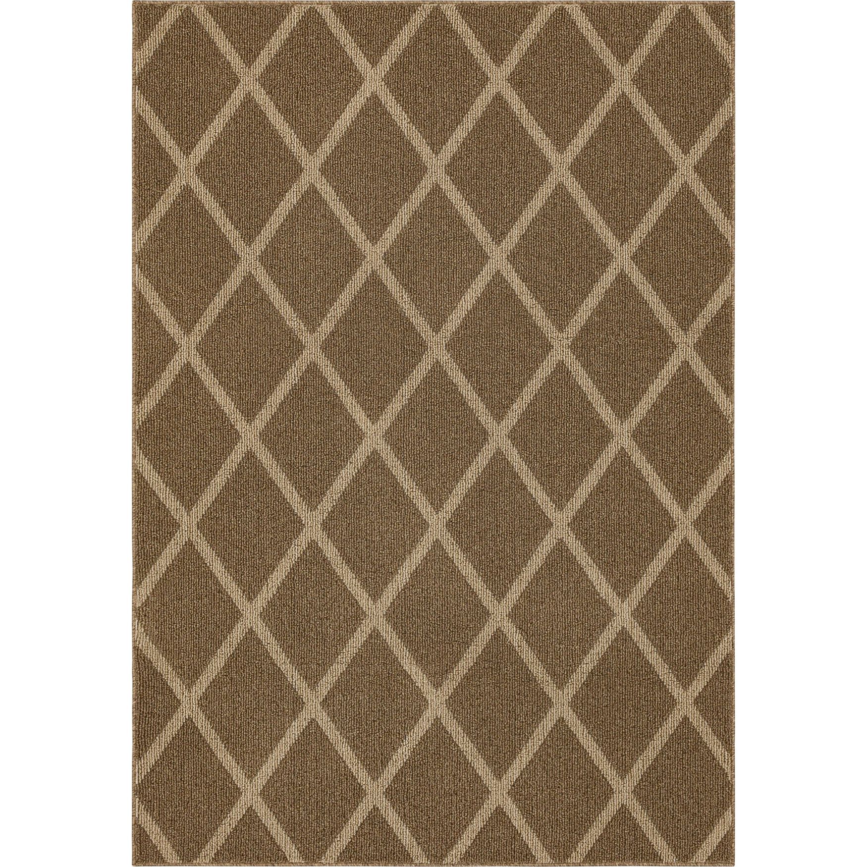 Lewis Diamond Area Rug, PRALINE TAN, hi-res image number 0
