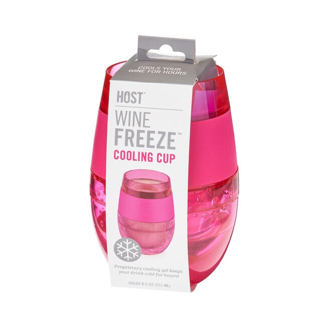 Wine Freeze Cooling Cup In Translucent Magenta, , alternate image number null