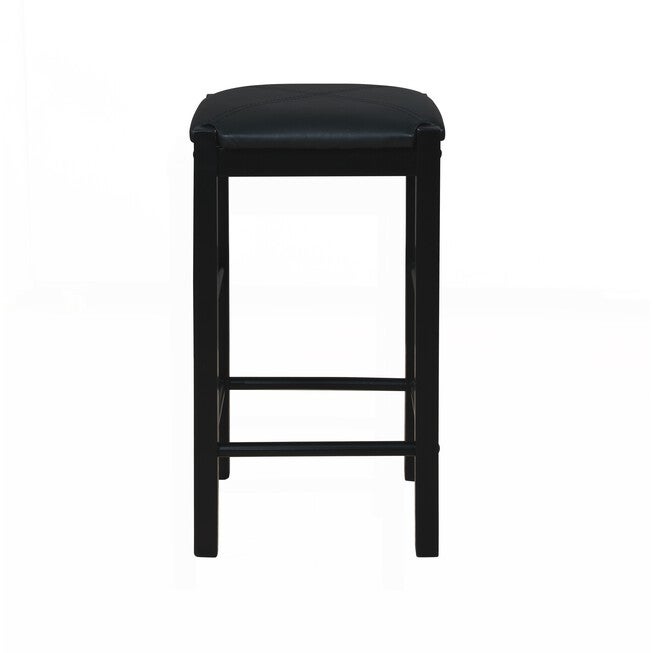 Lancer Backless Counter Stools, Black - Set of Two, , alternate image number null