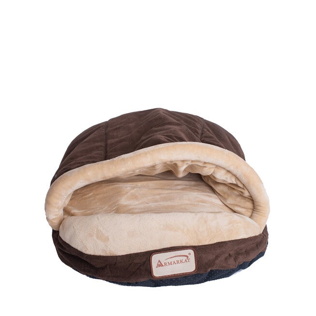 Slipper Shape Cat Dog Bed Mocha/Beige, , alternate image number 5