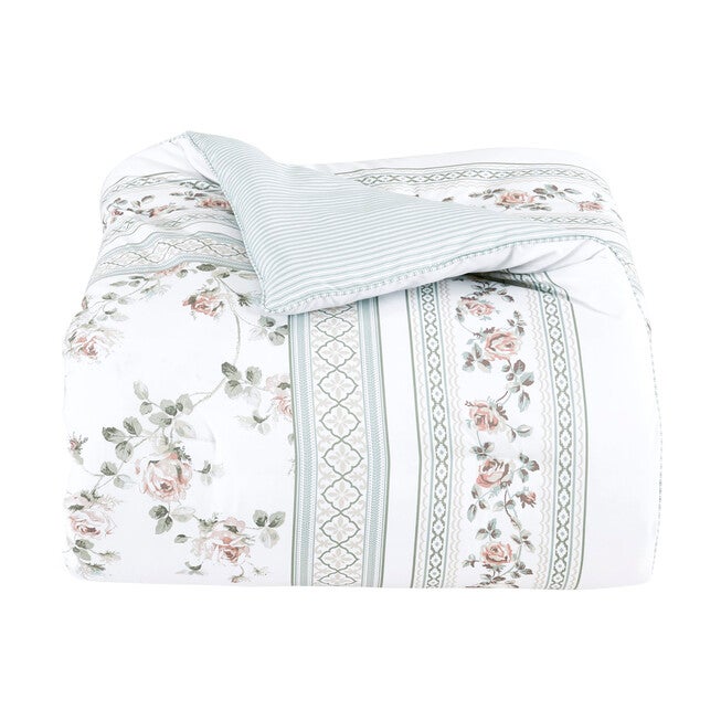 Rialto Sage 4 Piece Comforter Set, SAGE, alternate image number null