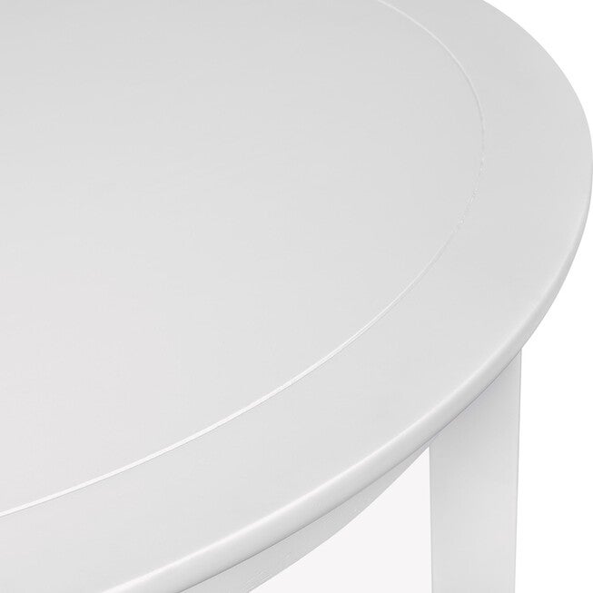 Kendal Round Dining Table, WHITE, alternate image number 6