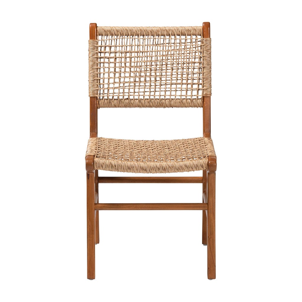Ariba Viro fiber dining chair front view close-up