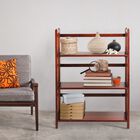 3-Shelf Folding Stackable Bookcase 27.5" Wide-Walnut, , alternate image number null