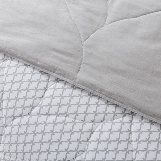 Antimicrobial Cotton Reversible Down Alternative Blanket Blankets, , alternate image number null
