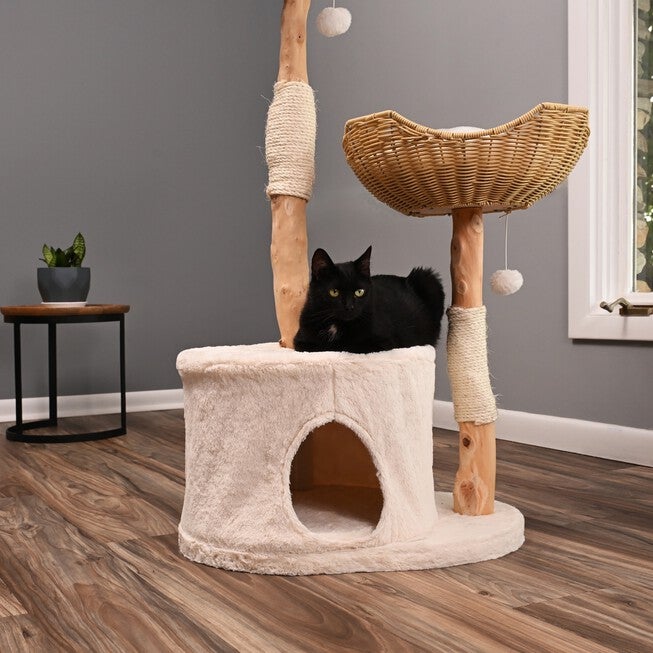 AMNI Cat Tree: The All-in-One Play and Rest Station, BEIGE, alternate image number null