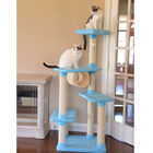 Real Wood 61" Cat Climber Junggle Tree With Platforms, , alternate image number null