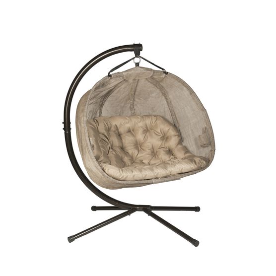 Hanging Pumpkin Patio Chair - Bark, , alternate image number null