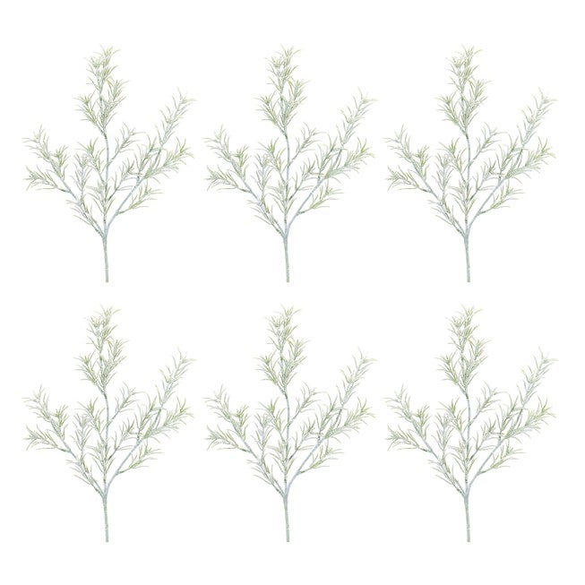 Rosemary Spray (Set of 6) 20.5 inchesH Plastic, GREEN, alternate image number null