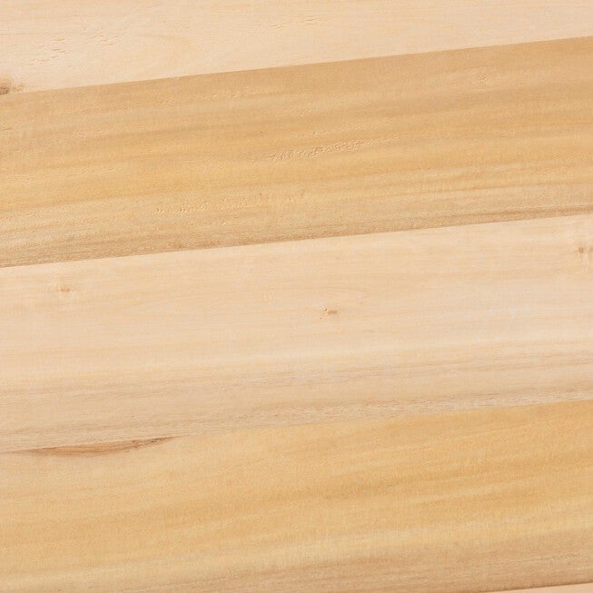 Caribic Modern Slatted Acacia Wood Coffee Table, NATURAL BROWN, alternate image number null