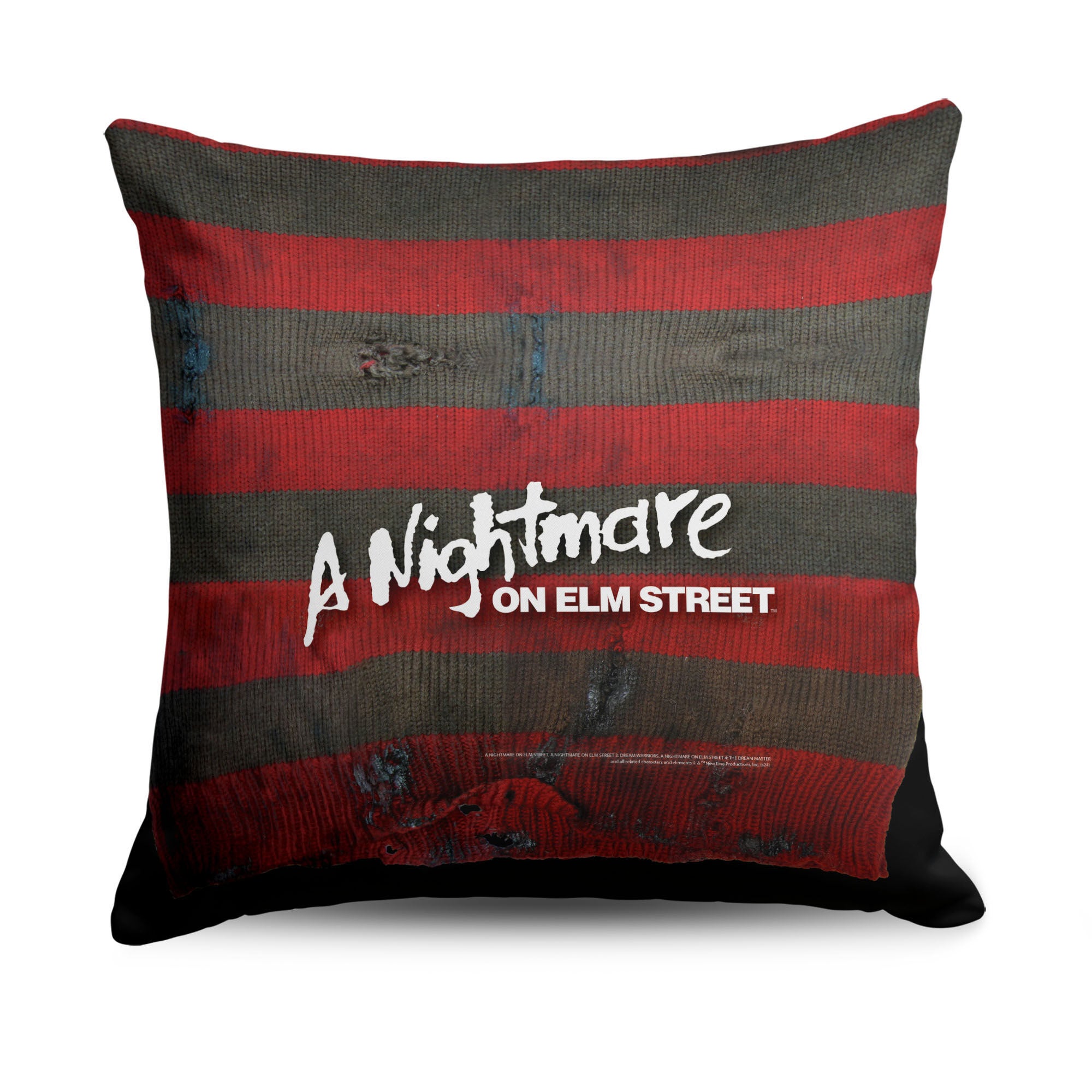Warner Bros. Nightmare on Elm Street Sweater Throw Pillow 18X18 Inches, ELM STREET, hi-res image number 0