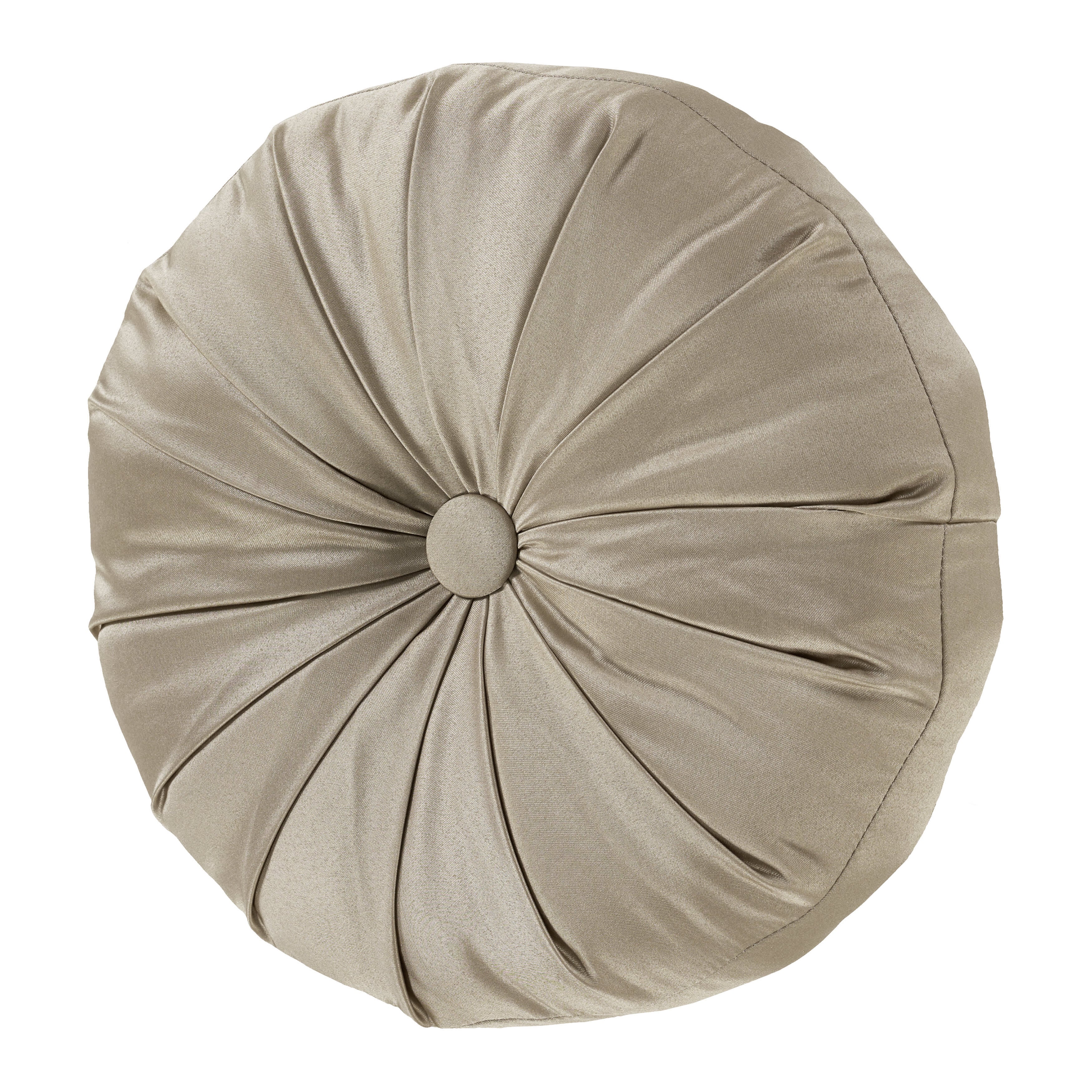 Potenza Sand Round Decorative Throw Pillow, SAND, hi-res image number 0