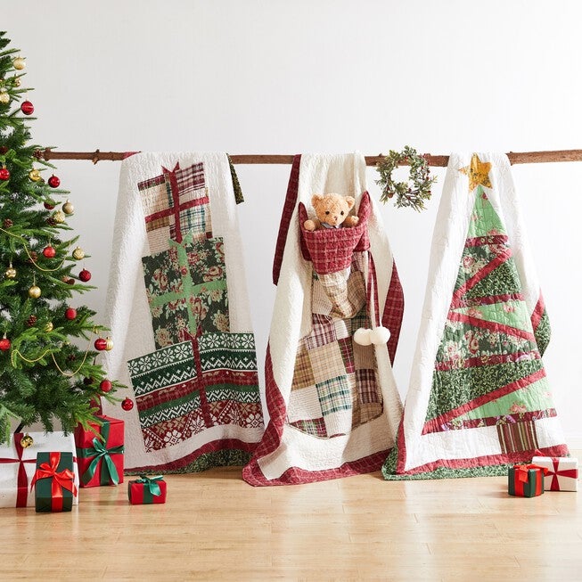 Festive Presents Throw, , on-hover image number null