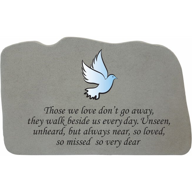 Those We Love Dove Garden Memorial Accent Stone, GREY, hi-res image number null