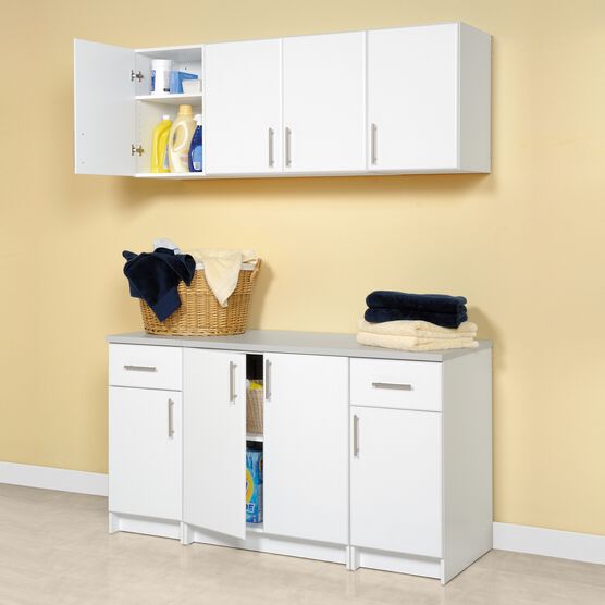 Elite 16" Stackable Wall Cabinet, White, , alternate image number null