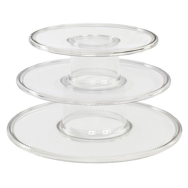 3 Tier Serving Tower, CLEAR, hi-res image number null