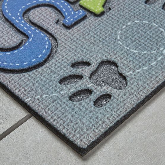 Wipe Your Paws Gray 1' 6" X 2' 6", , on-hover image number null
