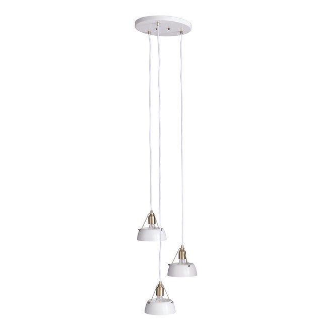 Renmarco Contemporary 3-Light Cluster Penant, , alternate image number 1