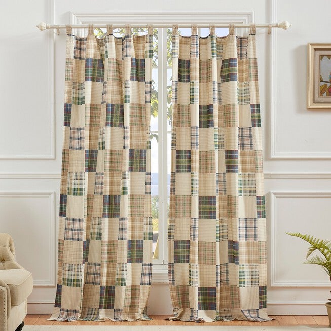 Oxford Curtain Panel Pair , MULTI, hi-res image number 0