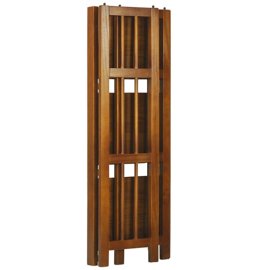 3-Shelf Folding Bookcase 14" Wide-Honey Oak, , alternate image number null