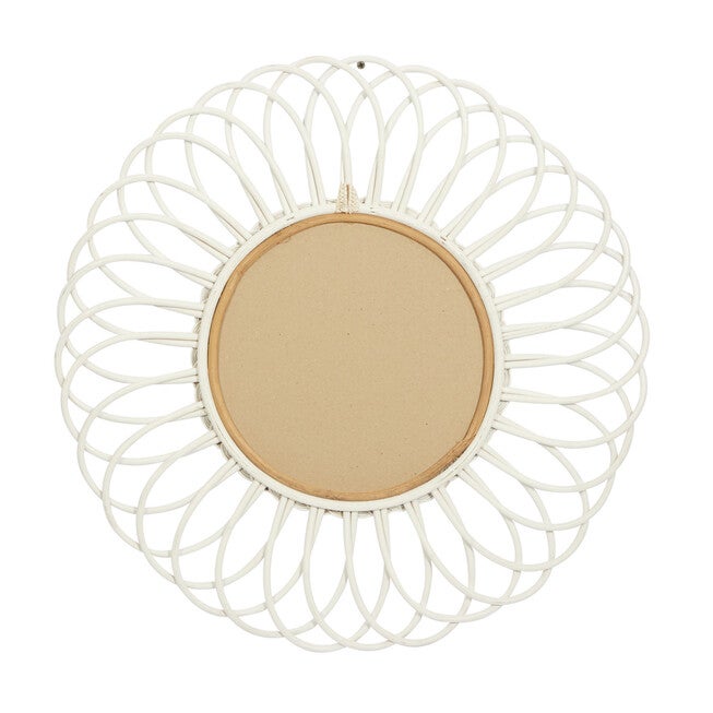 Set Of 3 White Wood Traditional Wall Mirror, , alternate image number 2