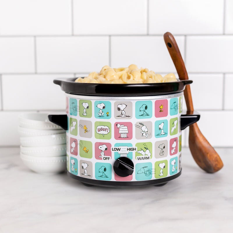 Peanuts Snoopy & Woodstock 2-Qt Slow Cooker, WHITE, alternate image number 3