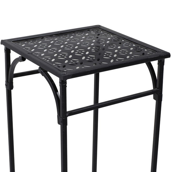 Set Of 3 Black Metal Modern Plantstand, , alternate image number 5