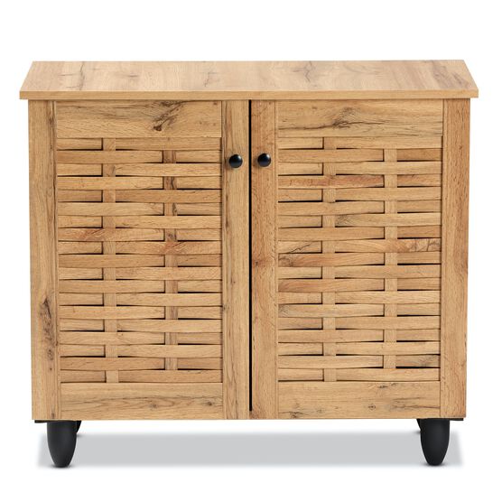 Winda Wood 2-Door Shoe Cabinet Furniture, , alternate image number null