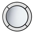 Hurtano Round Faux Stone Mirror, , on-hover image number null