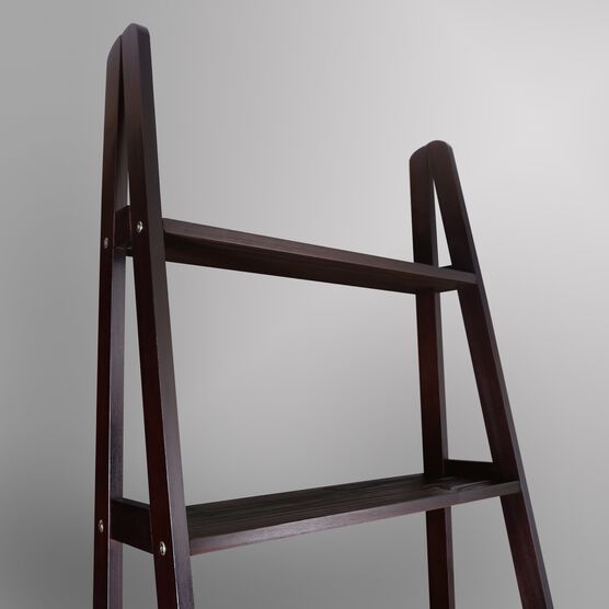5-Shelf Ladder Bookcase-Espresso, , alternate image number null