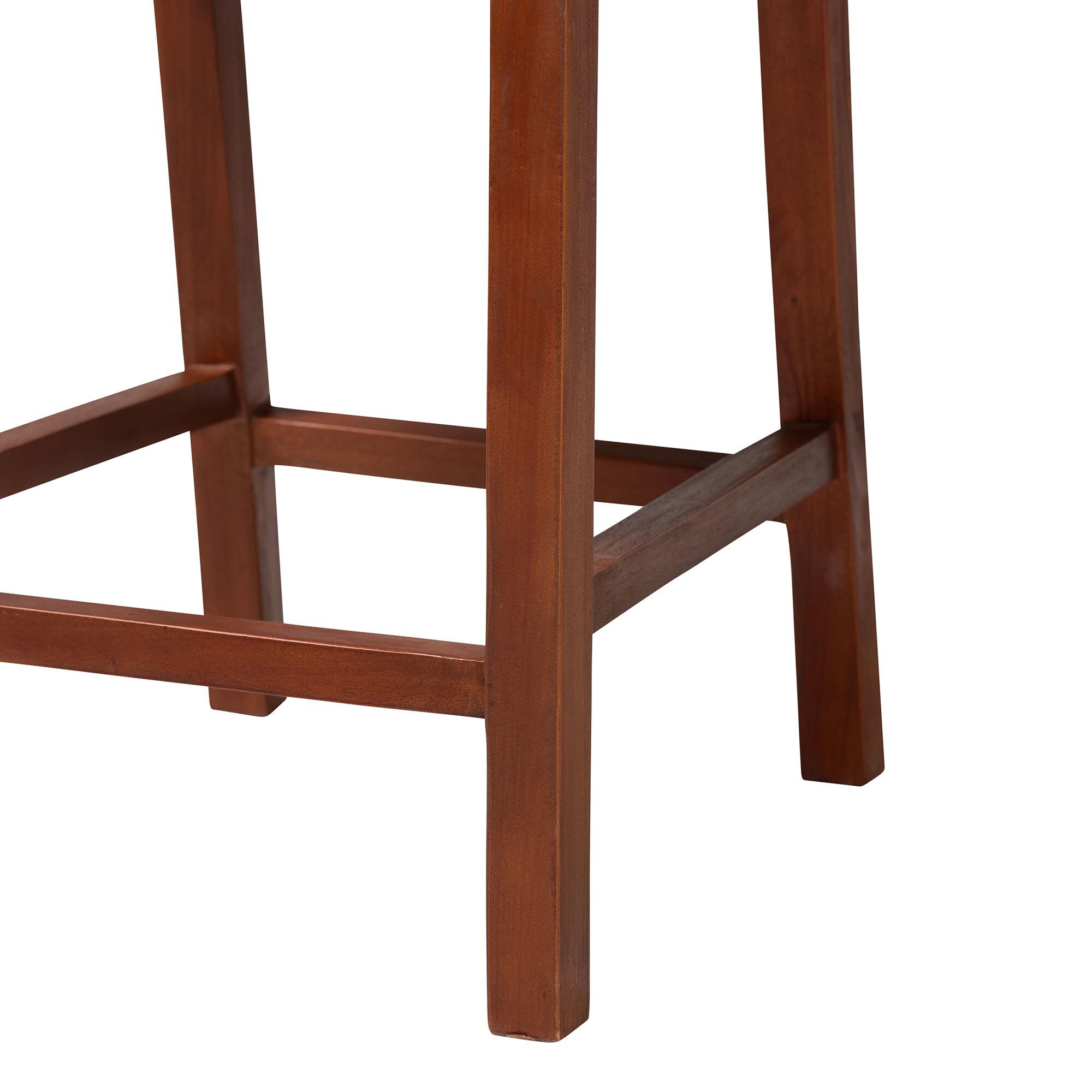 Lesia Natural Rattan Counter Stool with Cushion, BROWN, alternate image number 5