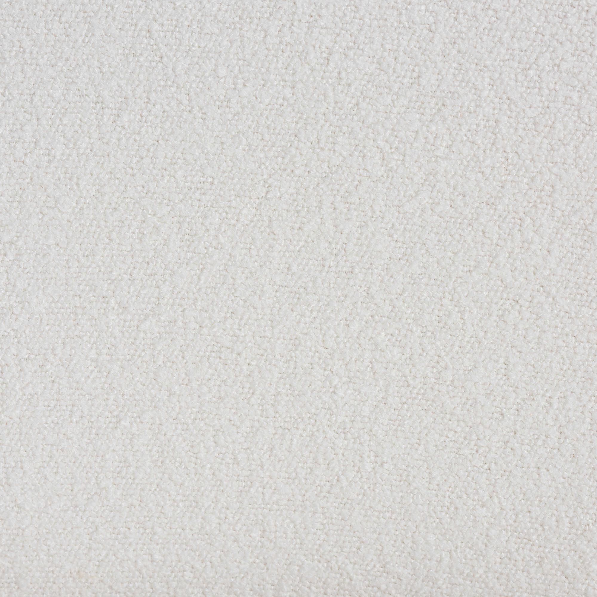 Hudson Boucle Upholstered Dining Chair Set of 2- Mid-Century Modern Side Chair with Solid Wood Frame and Rounded Backrest, WHITE, alternate image number 6