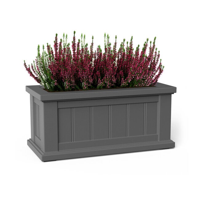Cape Cod 24x11 Planter, GRAPHITE GREY, hi-res image number 0
