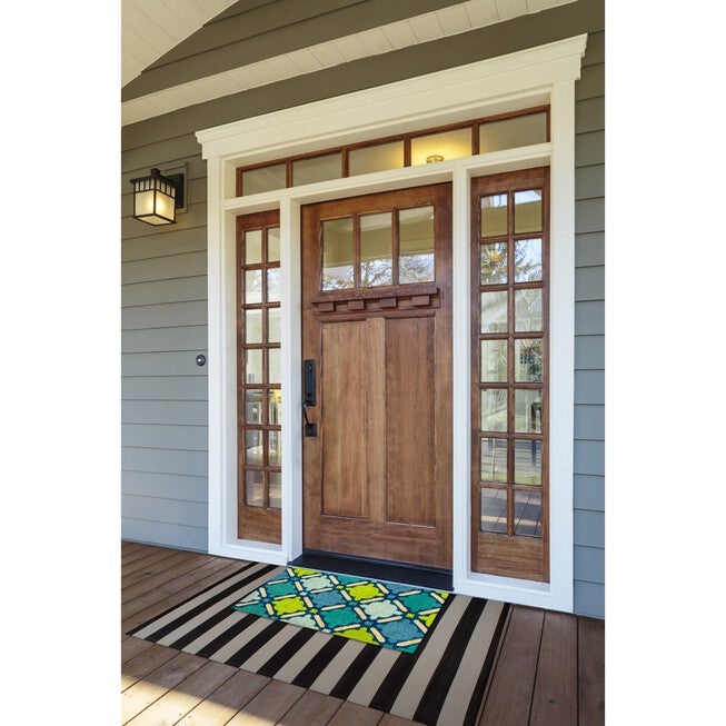Blue Mosaic Doormat Floor Coverings, , alternate image number null