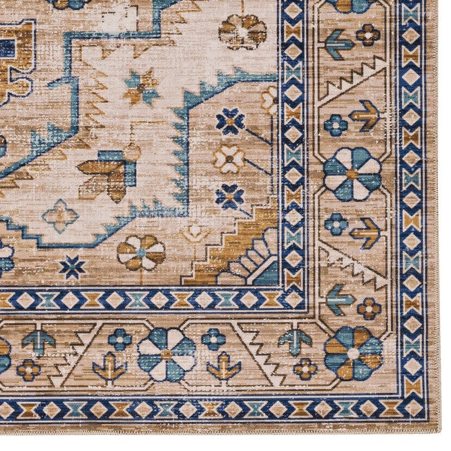 Washable Julian Ivory/Gold Rug, , alternate image number 3