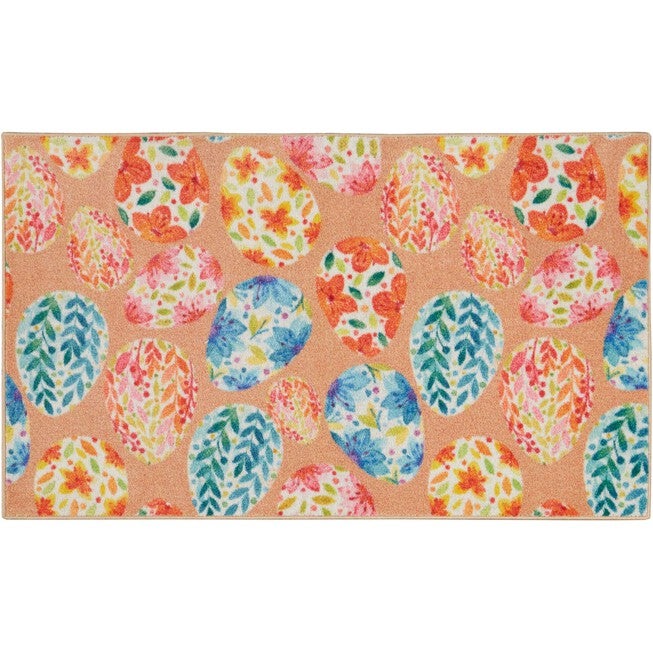 Colorful Eggs Multi Kitchen Rug, MULTI, hi-res image number 0
